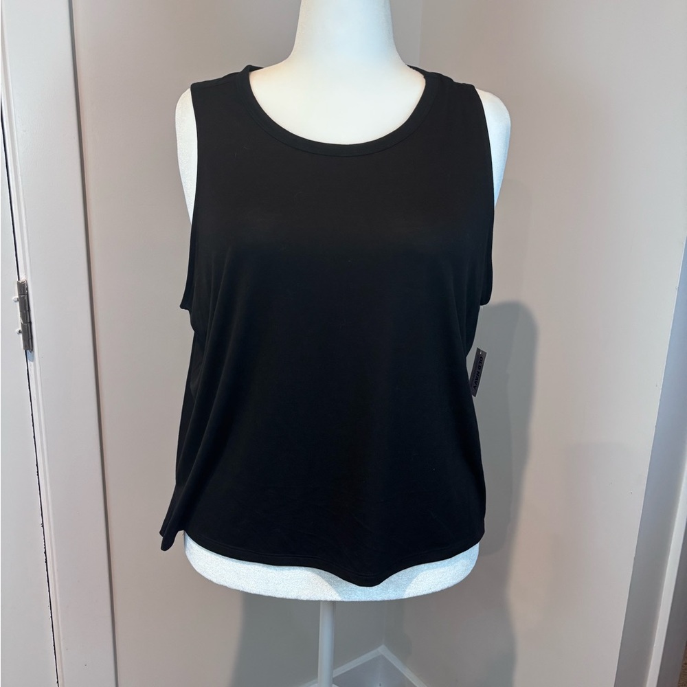 Old Navy Active Black Ultralite Go-Dry Tank Top 2X NWT
